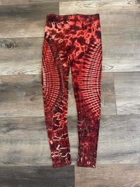 Kathmandu Red Tie-Dye Leggings NWT one size